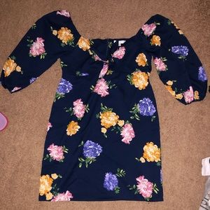Floral mini dress